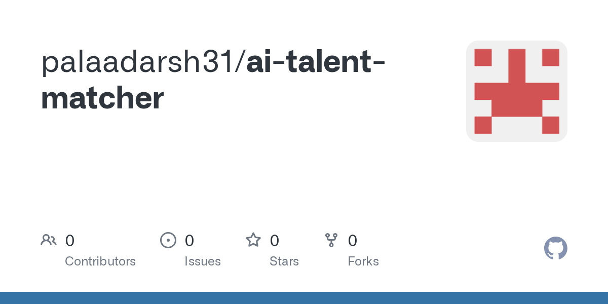GitHub repository preview for ai-talent-matcher